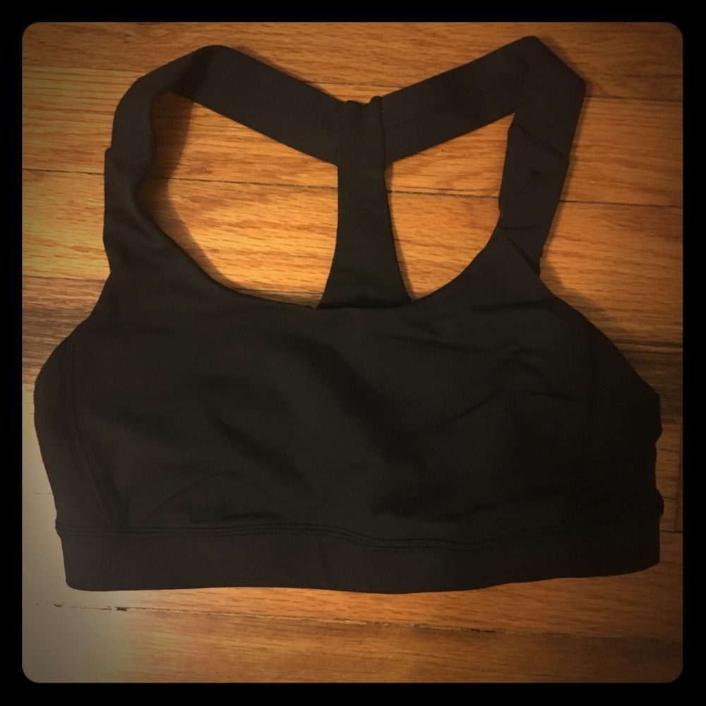 Lululemon black extra supportive sports bra